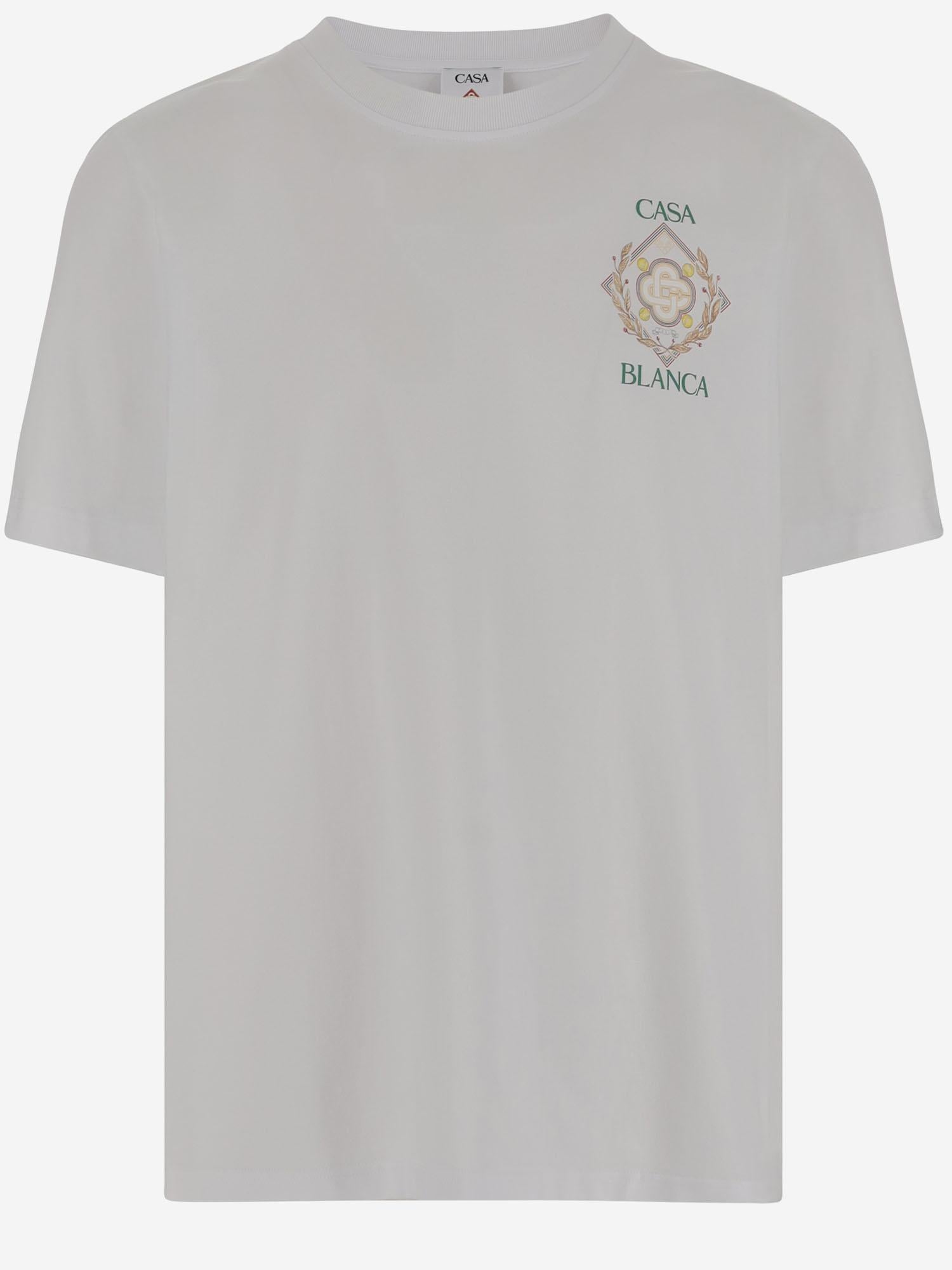 T-SHIRT IN COTONE CON LOGO MPF25JTS001 11 CASABLANCA 