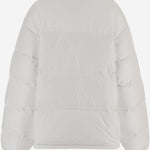 PIUMINO IMBOTTITO IN NYLON CON LOGO UE54JA660W WHITE VETEMENTS 