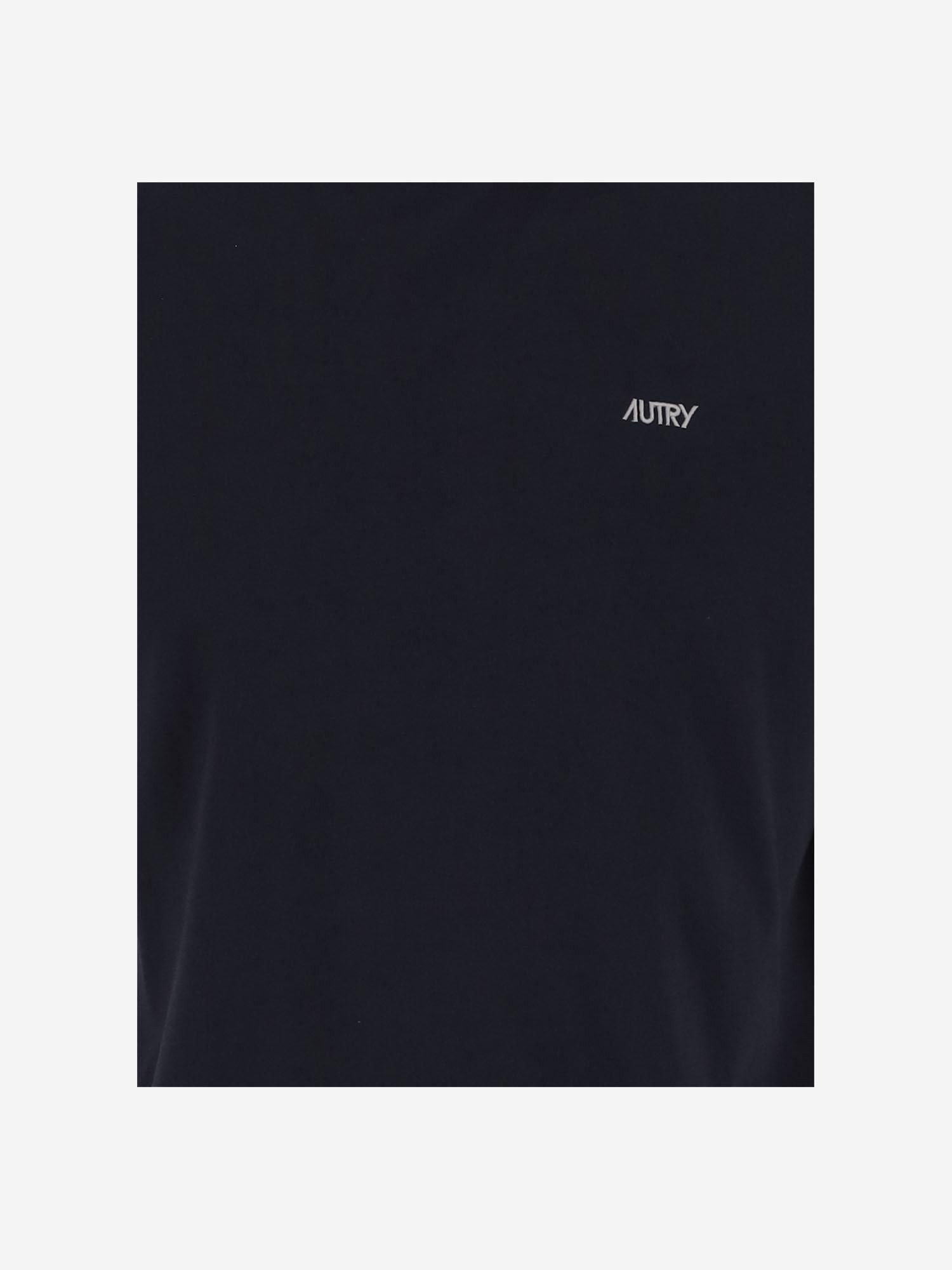 T-SHIRT IN COTONE CON LOGO TSPMA7CB BLUE AUTRY 