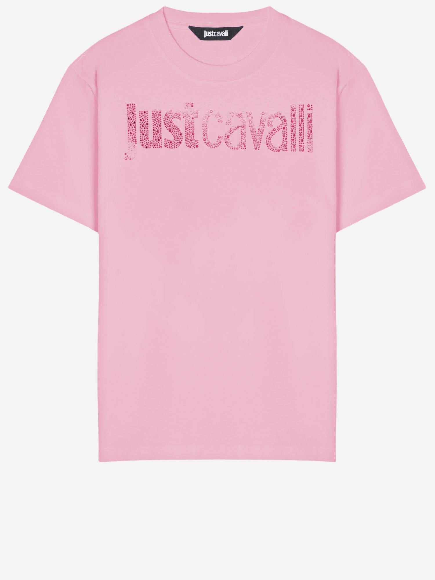 T-SHIRT IN COTONE CON LOGO 80PAHE21 CJ110433 JUST CAVALLI 