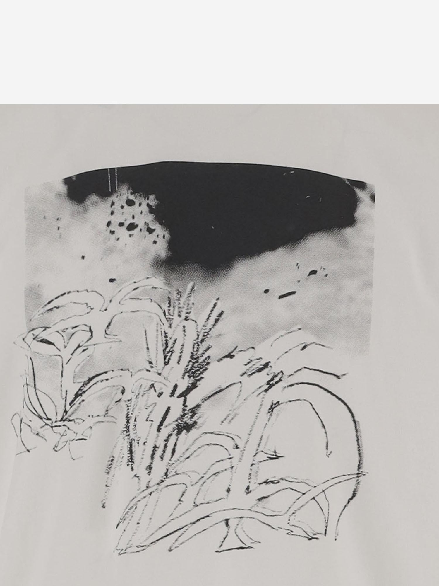 MAGLIA IN MISTO COTONE CON STAMPA 5746184081 030 AND WANDER 