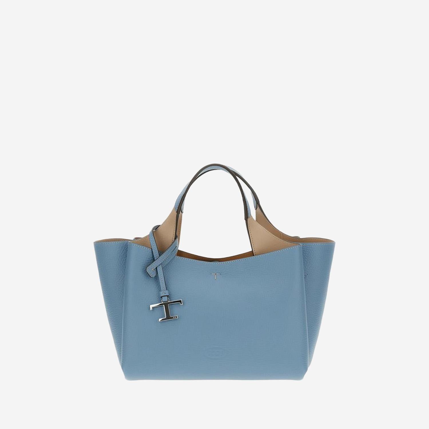 BORSA A MANO IN PELLE CON LOGO XBWAPAJ0200QRI 159D TODS 