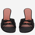 SLIPPER ELEONORA IN SETA ELEONORASLIPPER 45BLACK AMINA MUADDI 