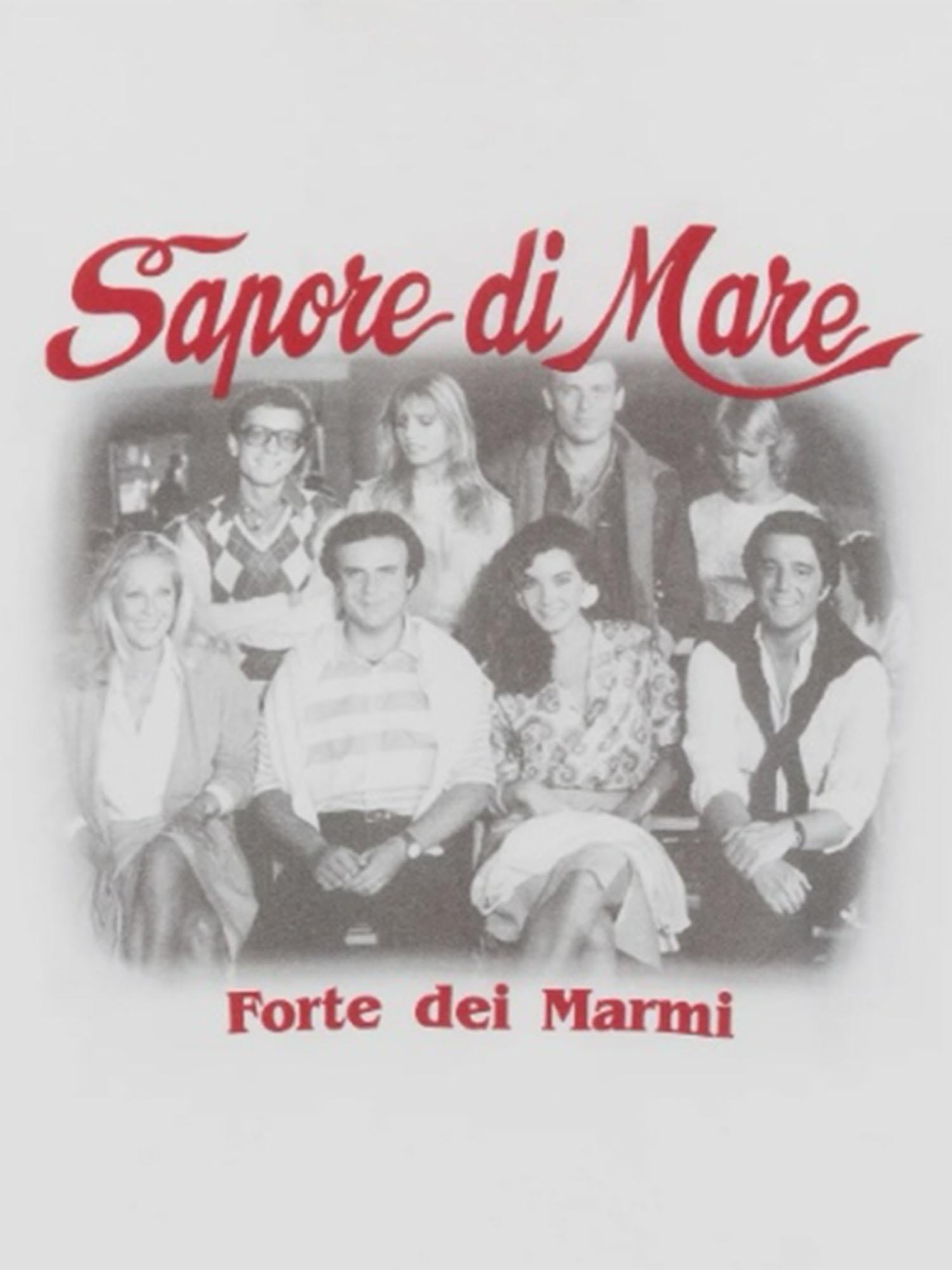 T-SHIRT IN COTONE CON STAMPA DNV0002 04556L MC2 SAINT BARTH 