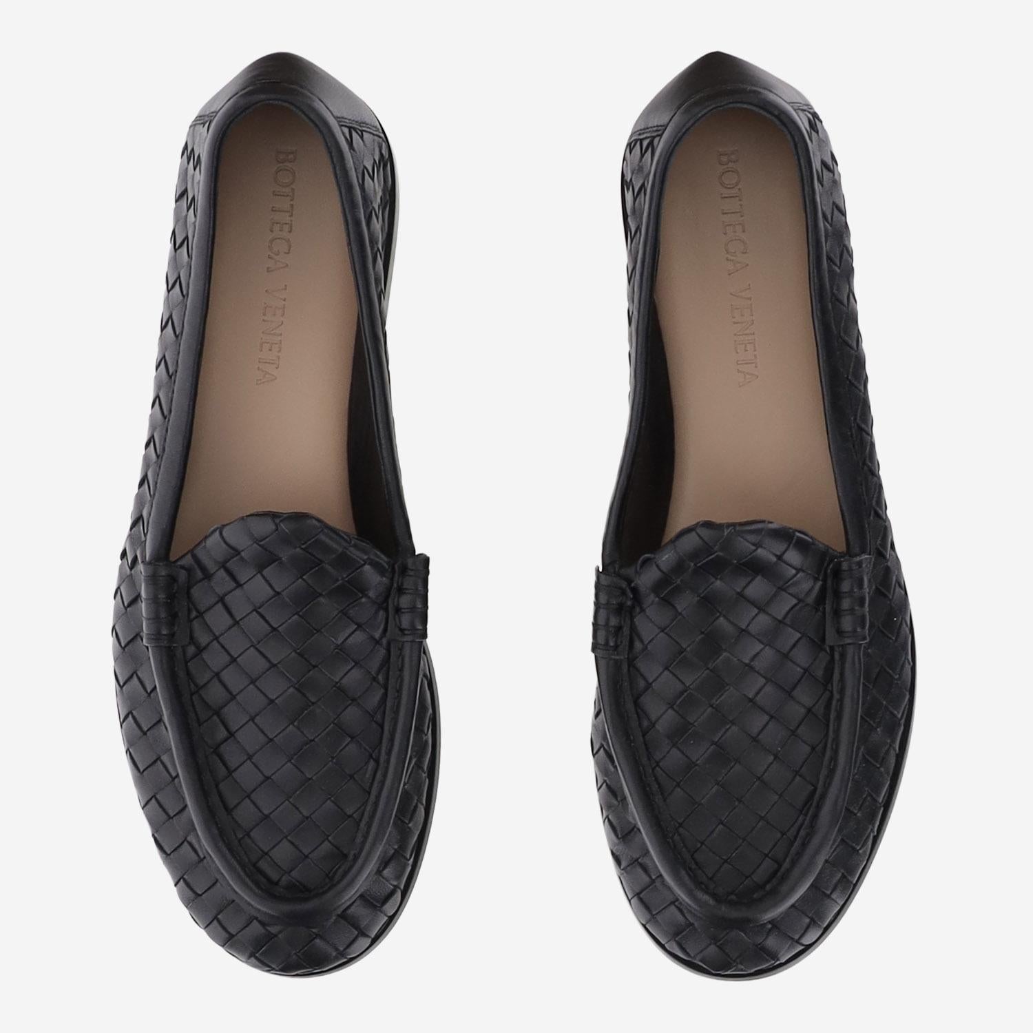 MOCASSINI SILENZIO CON MOTIVO INTRECCIATO 867815 V2ED01000 BOTTEGA VENETA 
