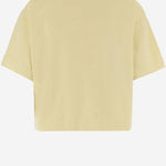 T-SHIRT CON LOGO RICAMATO TSPW052L HEAVYJERSBLONDE AUTRY 