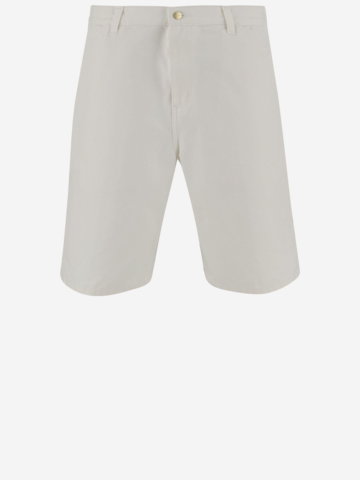 PANTALONI CORTI IN COTONE CON LOGO I027942 D602 CARHARTT WIP 