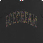 T-SHIRT IN COTONE CON LOGO IC26144 BLACK ICECREAM 