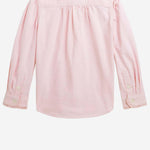 CAMICIA IN COTONE CON VOLANT 312929954 002 POLO RALPH LAUREN KIDS 