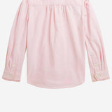 CAMICIA IN COTONE CON VOLANT 312929954 002 POLO RALPH LAUREN KIDS 