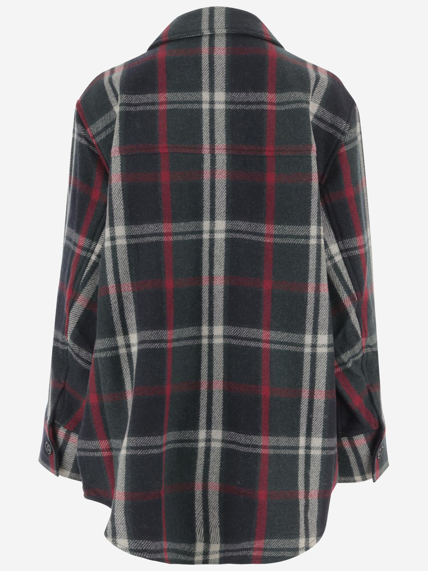 CAMICIA IN MISTO LANA CON MOTIVO CHECK 211971524 001 POLO RALPH LAUREN 