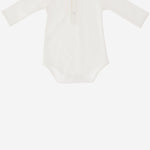 BODY IN COTONE CON COLLETTO RICAMATO BODY BEIGECELESTE NICOLETTA FANNA KIDS 