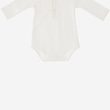 BODY IN COTONE CON COLLETTO RICAMATO BODY BEIGECELESTE NICOLETTA FANNA KIDS 