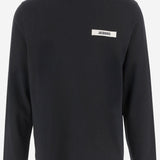 T-SHIRT A MANICHE LUNGHE CON LOGO TSM00570AJ00226 990 JACQUEMUS 