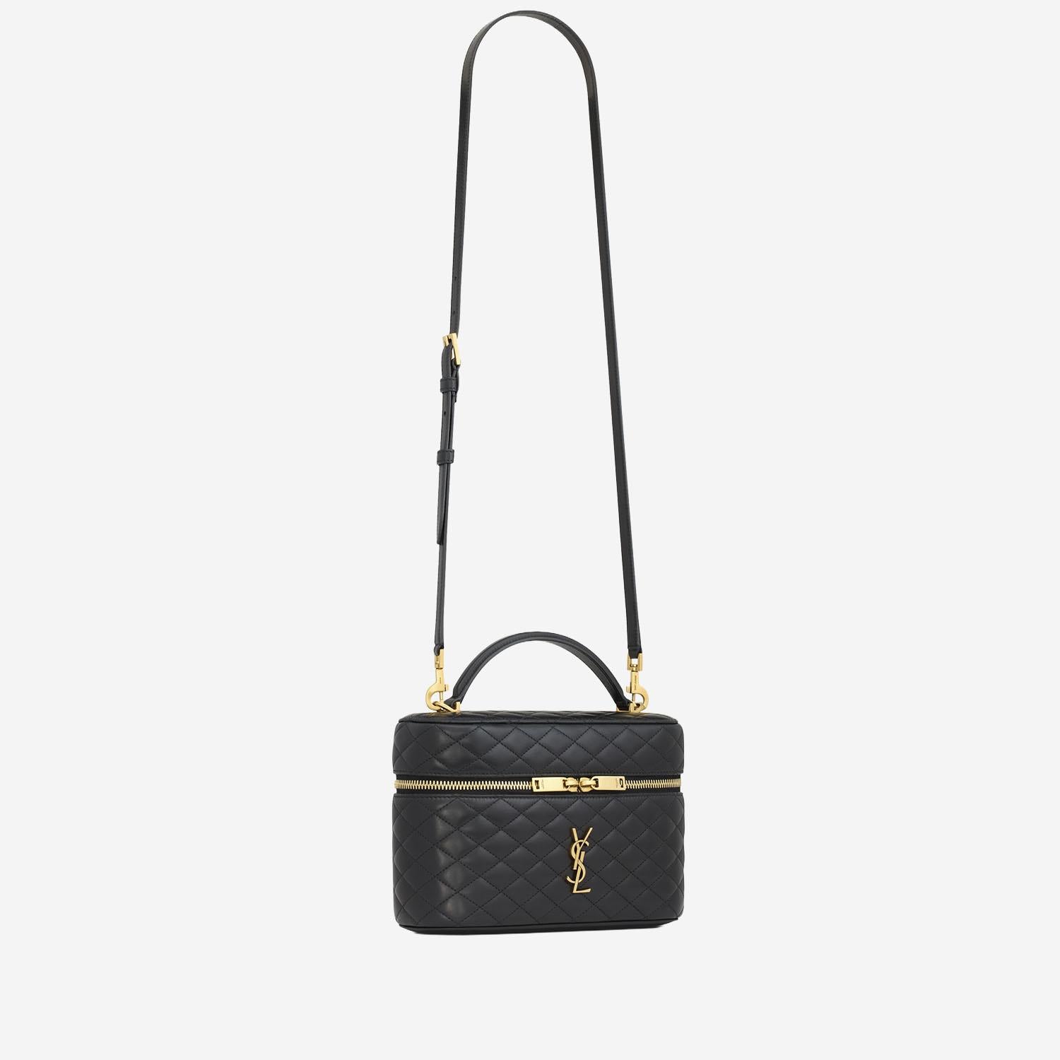 BORSA VANITY GABY GRANDE IN PELLE 851572 1EL071000 SAINT LAURENT 