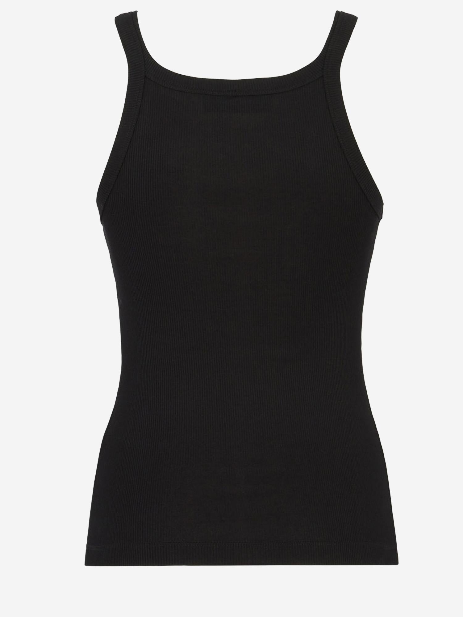 TOP IN COTONE STRETCH CON LOGO FS7966 ANQMF0GME FENDI 