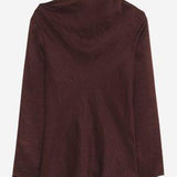 MAGLIA LUSTER IN RAYON AW25T2528W170 MERLOT LAUREN MANOOGIAN 