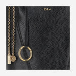 TOTE BAG CHLOÉ SPIN IN PELLE GRANATA CHC25SS811N84 001 CHLOE 