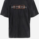 T-SHIRT IN COTONE CON LOGO 764235 TTVD61041 BALENCIAGA 