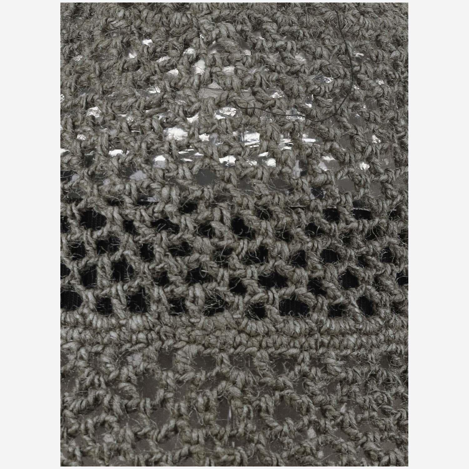 CAPPELLO BUCKET IN RETE CUFFIA GREEN PEARL REINHARD PLANK 