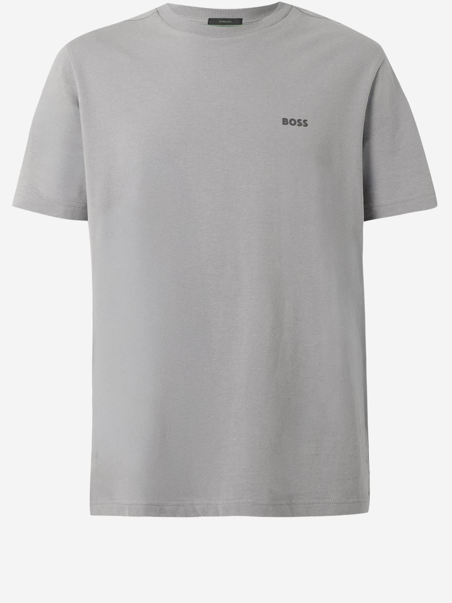 T-SHIRT IN COTONE STRETCH CON LOGO 50506373 046 HUGO BOSS 