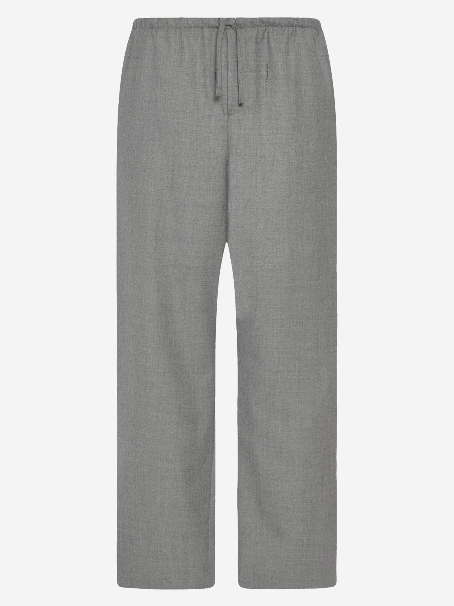 PANTALONI XON IN LANA 990W4084 GRY THE ROW 