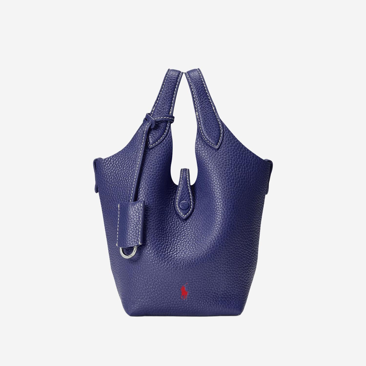 Tote Polo Play piccola in pelle martellata 428944657 009 POLO RALPH LAUREN 