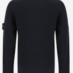 MAGLIONE CON ZIP IN LANA VERGINE 5100012 S0C02V0020 STONE ISLAND KIDS 