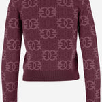 MAGLIA LOVE BIRDS IN MISTO VISCOSA 106041 A2YDRW2 PINKO 
