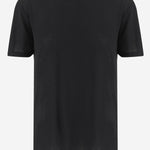 T-SHIRT SERATA IN COTONE E CASHMERE 10491K705 BLK THE ROW 