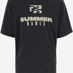 T-SHIRT IN COTONE CON LOGO SG2410101 JETBLACK SUMMER GAMES 