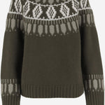 MAGLIONE IN CASHMERE CON MOTIVO GEOMETRICO KNJP24272B 265 ARCH4 