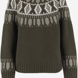 MAGLIONE IN CASHMERE CON MOTIVO GEOMETRICO KNJP24272B 265 ARCH4 