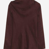 MAGLIA LUSTER IN RAYON AW25T2528W170 MERLOT LAUREN MANOOGIAN 