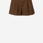 SHORTS IN LANA CON MOTIVO FALENA DOTS FR6690 AW7EF1UKN FENDI 