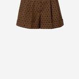SHORTS IN LANA CON MOTIVO FALENA DOTS FR6690 AW7EF1UKN FENDI 