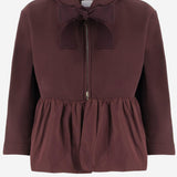 FELPA CON CAPPUCCIO E ROUCHE IN COTONE BIO JE1939995 316R PATOU 