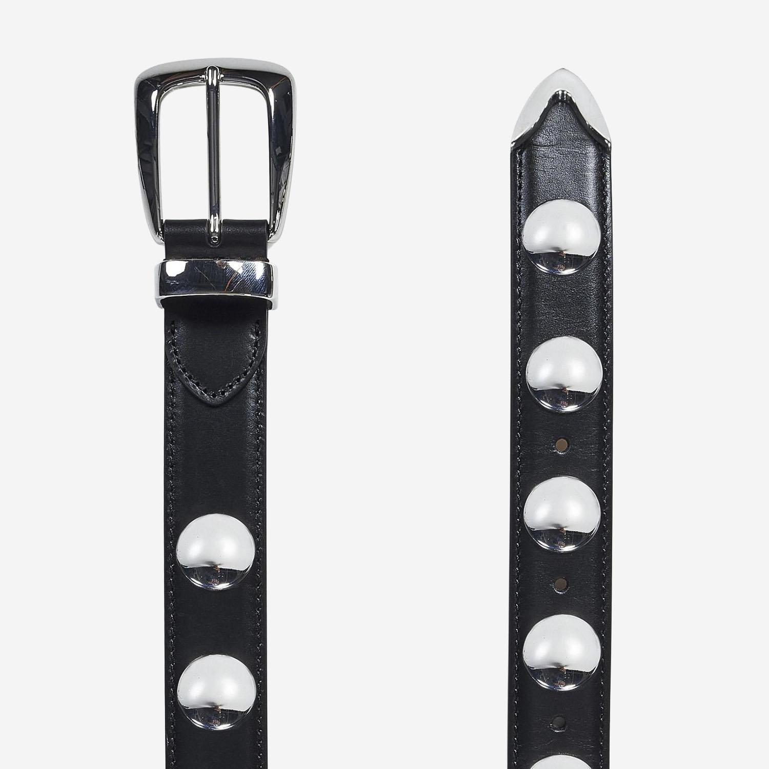 CINTURA IN PELLE CON BORCHIE 10014763 200 KHAITE 