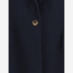 GIACCA OVERSIZE IN COTONE CON CHIUSURA MONO BOTTONE 4113 43785859 F.IT 