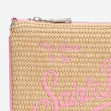 POCHETTE EFFETTO RAFiA CON TRACOLLA PARM002 00415L MC2 SAINT BARTH 