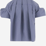 CAMICIA IN MISTO COTONE CON PIEGHE POSTERIORI 08395 421 SACAI 