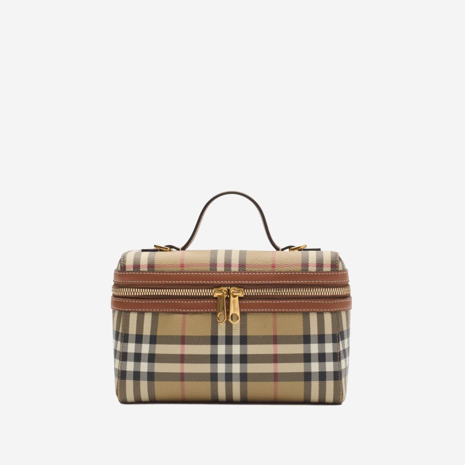 BORSA VANITY CHECK 8120525 VNTGCHKBRIARBROWN BURBERRY 