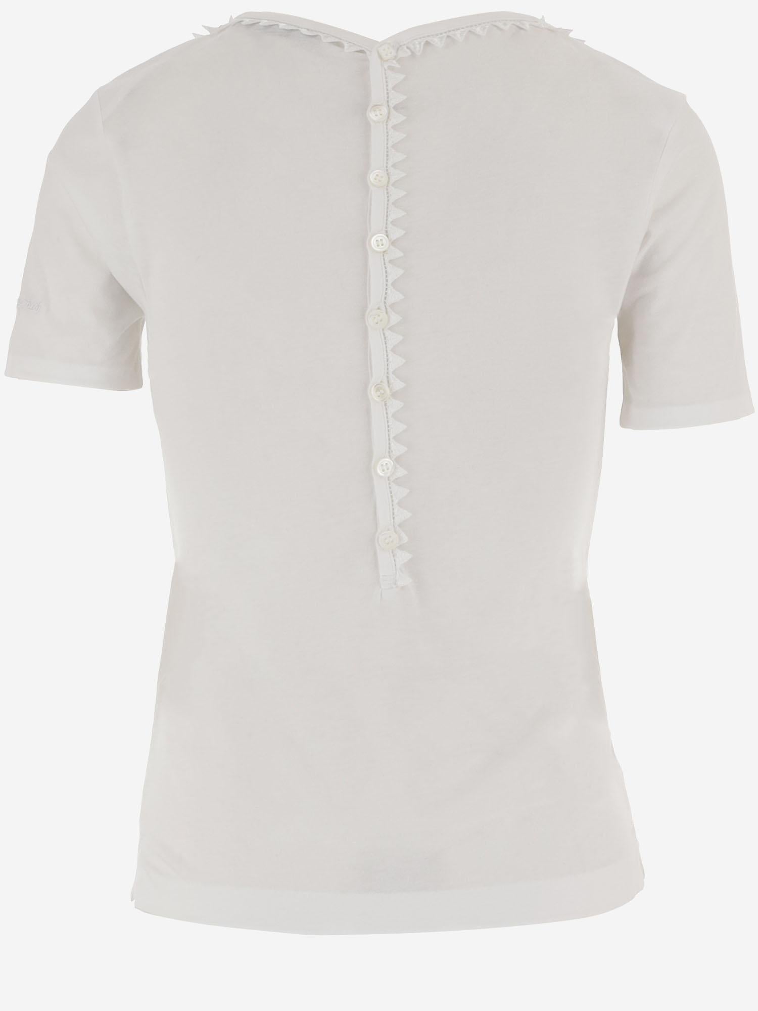 TOP IN COTONE CON BOTTONIERA POSTERIORE TSW00568AJ00189 100 JACQUEMUS 