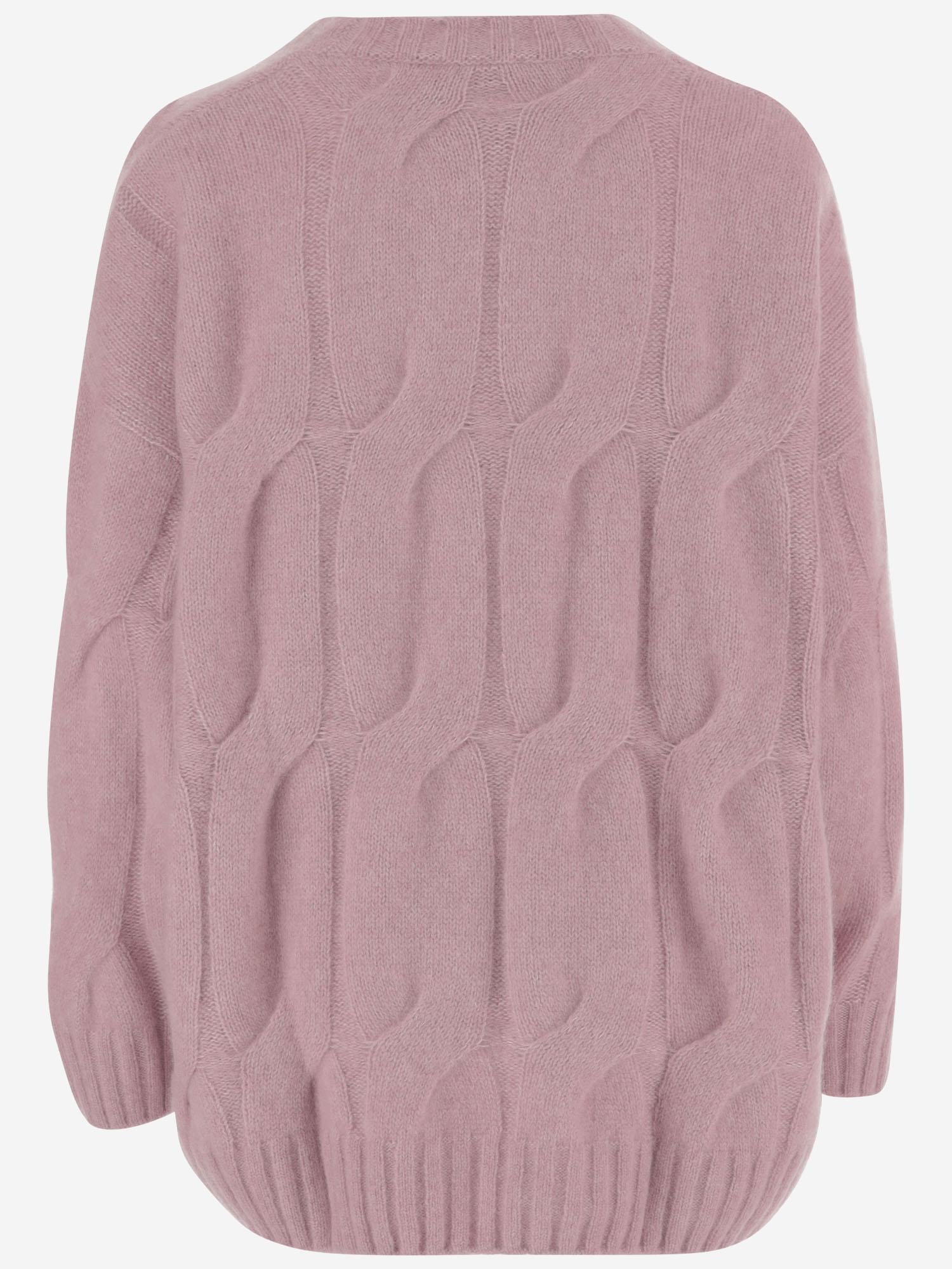 MAGLIONE TRECCIA IN CASHMERE E SETA 25577002 60 ALLUDE 