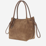 BORSA A SPALLA IN PELLE SCAMOSCIATA XBWBUZS9300P3A 4L13 TODS 