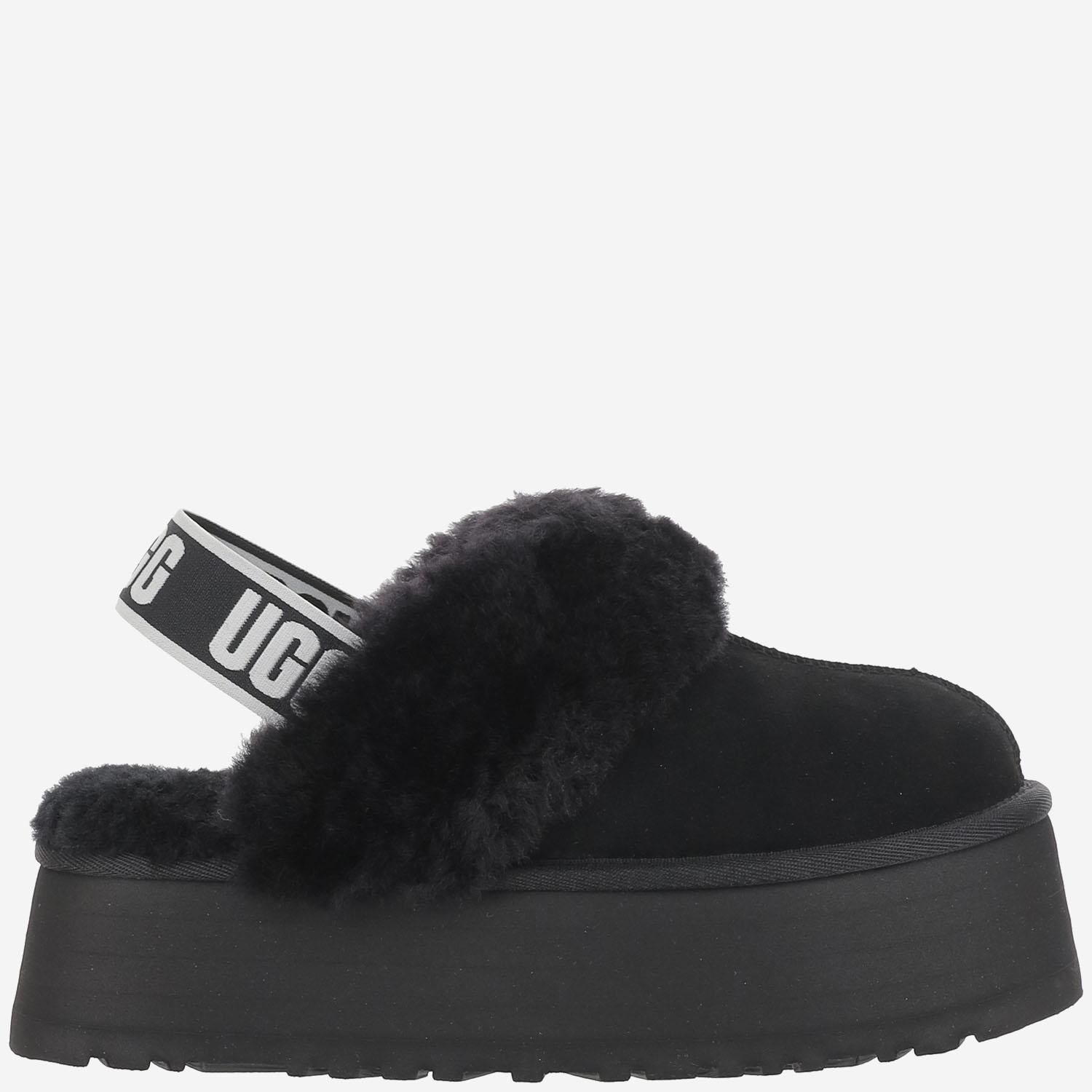 MULES IN PELLE SCAMOSCIATA 1113474 BLK UGG 