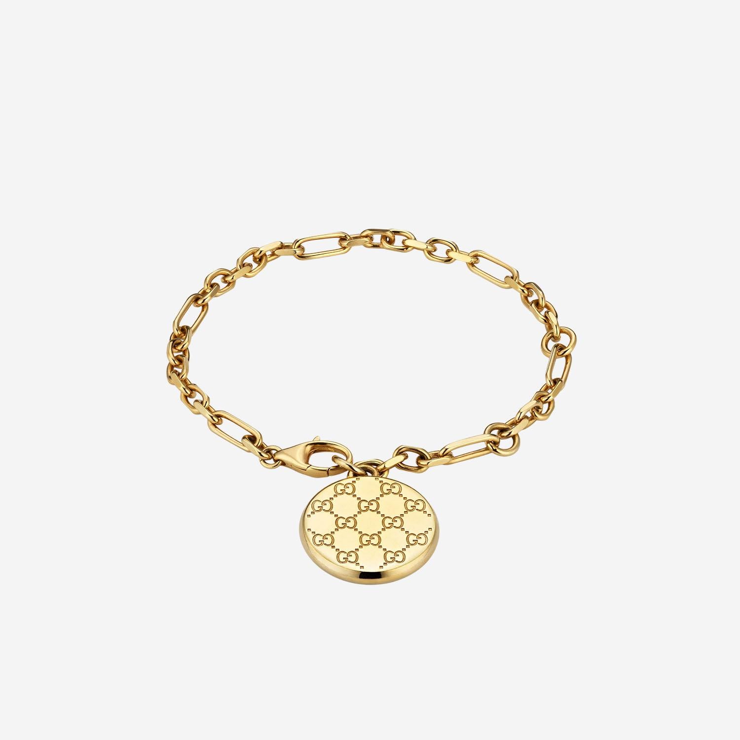 Bracciale a catena con ciondolo motivo GG 864867 I46000912 GUCCI 