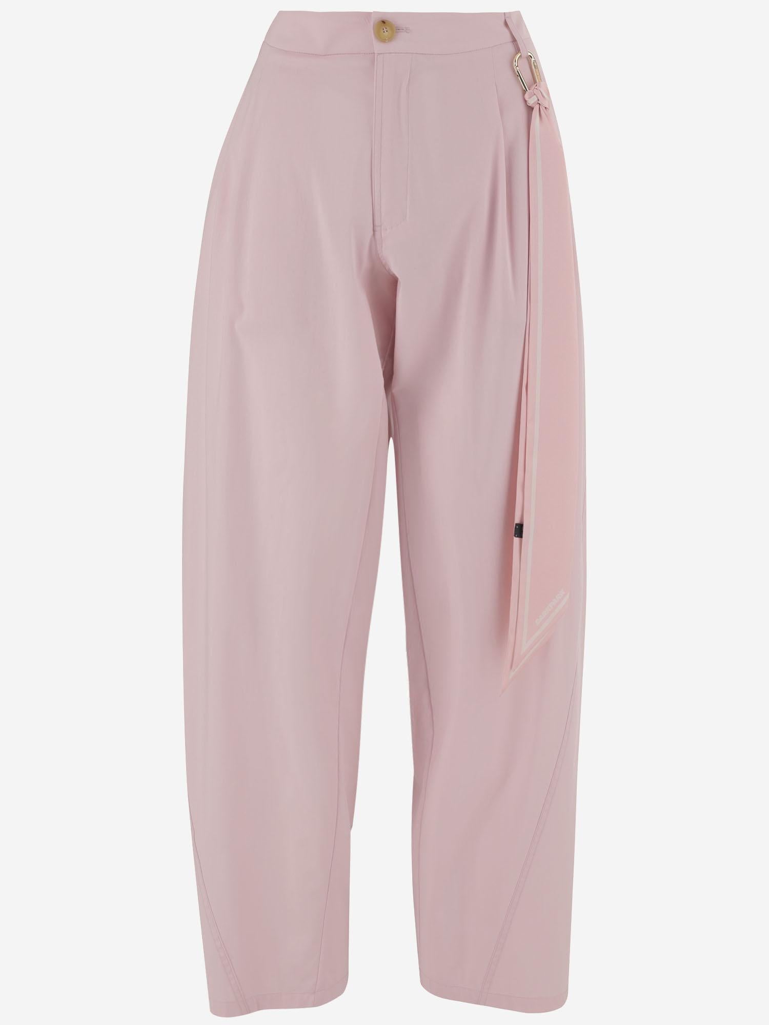 PANTALONI PHEBE IN COTONE CON DETTAGLIO DECORATIVO WTR36 FAC1340030 DARKPARK 