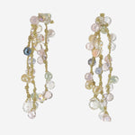 Orecchini con cristalli FMULTICOLOR GOLD MELA 