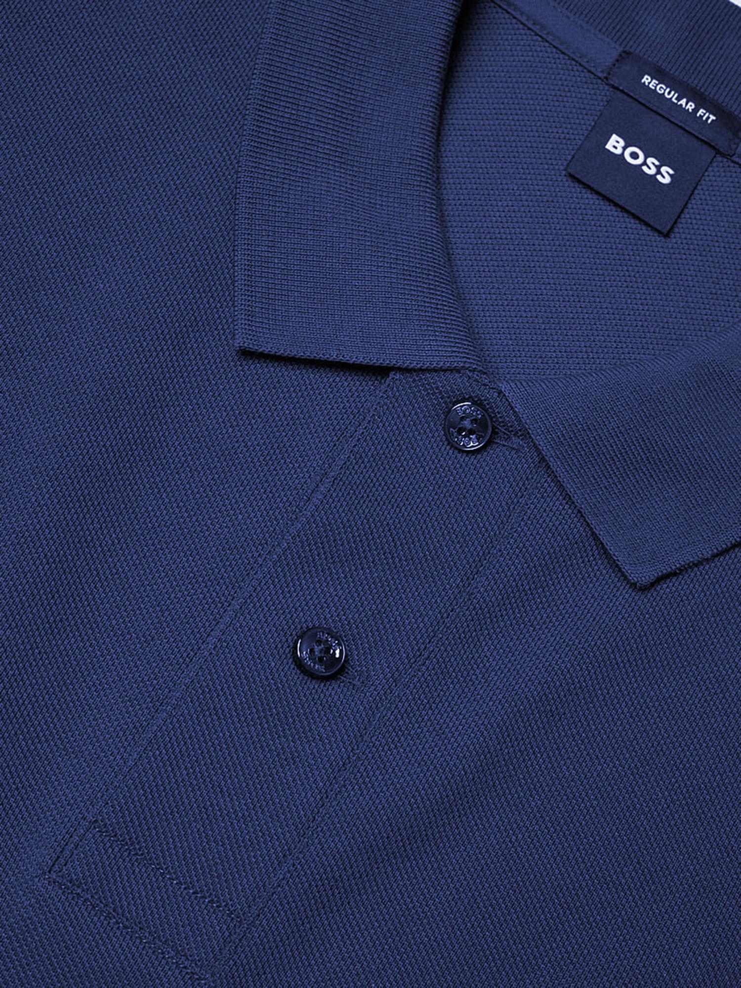 Polo in cotone con logo 50553564 436 HUGO BOSS 